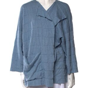 Eskandar Tile Design Jacket Cardigan Inlet